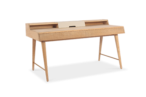 Isla Desk With Top Storage