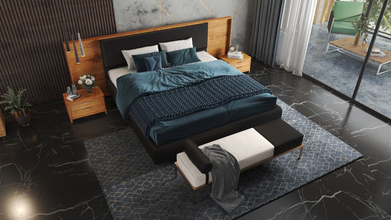 Ivo Upholstery - Bed Frame - King