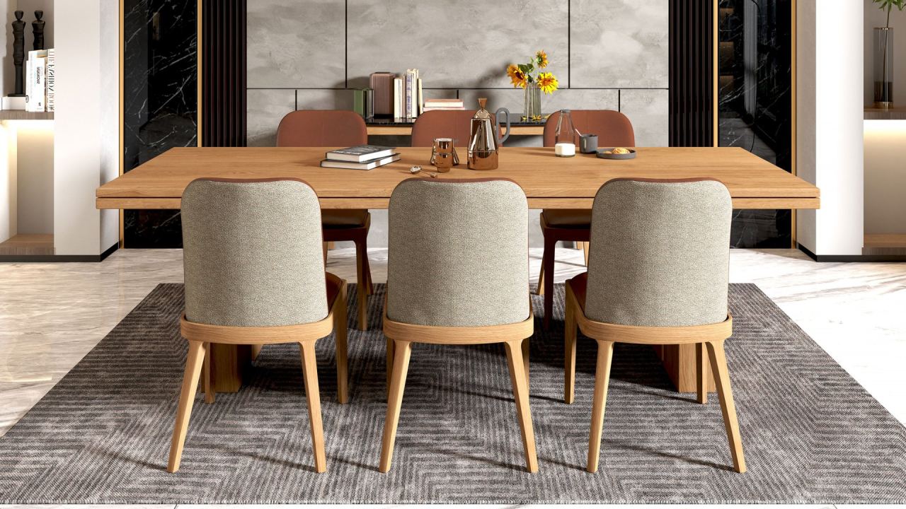 Jela Dining Chair in a furnished room