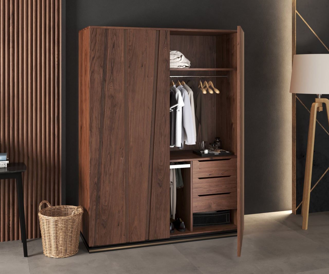 Joan Double Doors Wardrobe