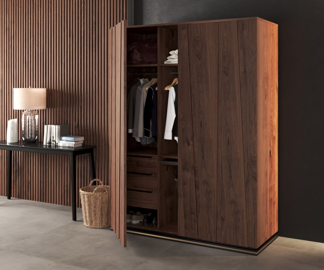 Joan Double Doors Wardrobe