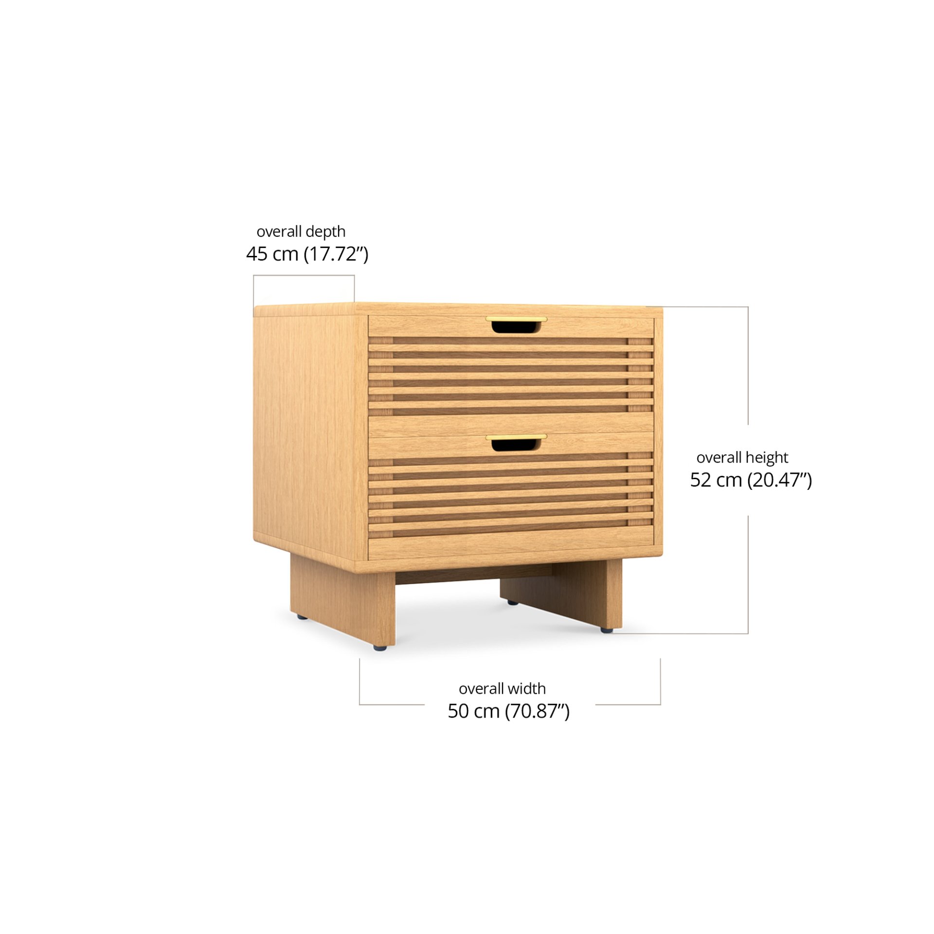 Kano Nightstand dimensions