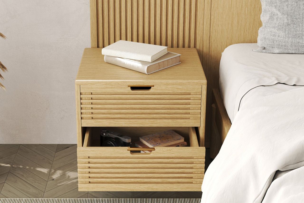 Kano Nightstand, in a room