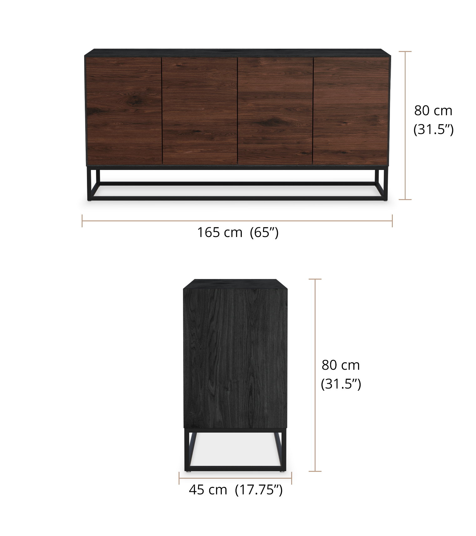 Kasa High Sideboard dimensions