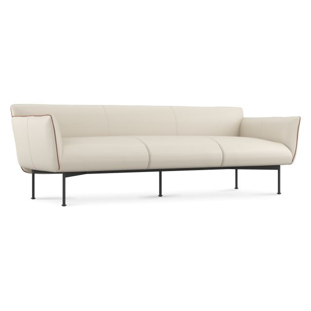Kim 3 Seater Sofa - Leather