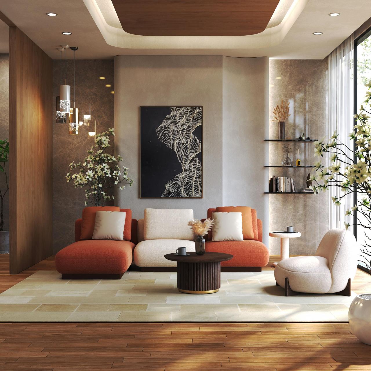 Koala Smart Side Table, in a room