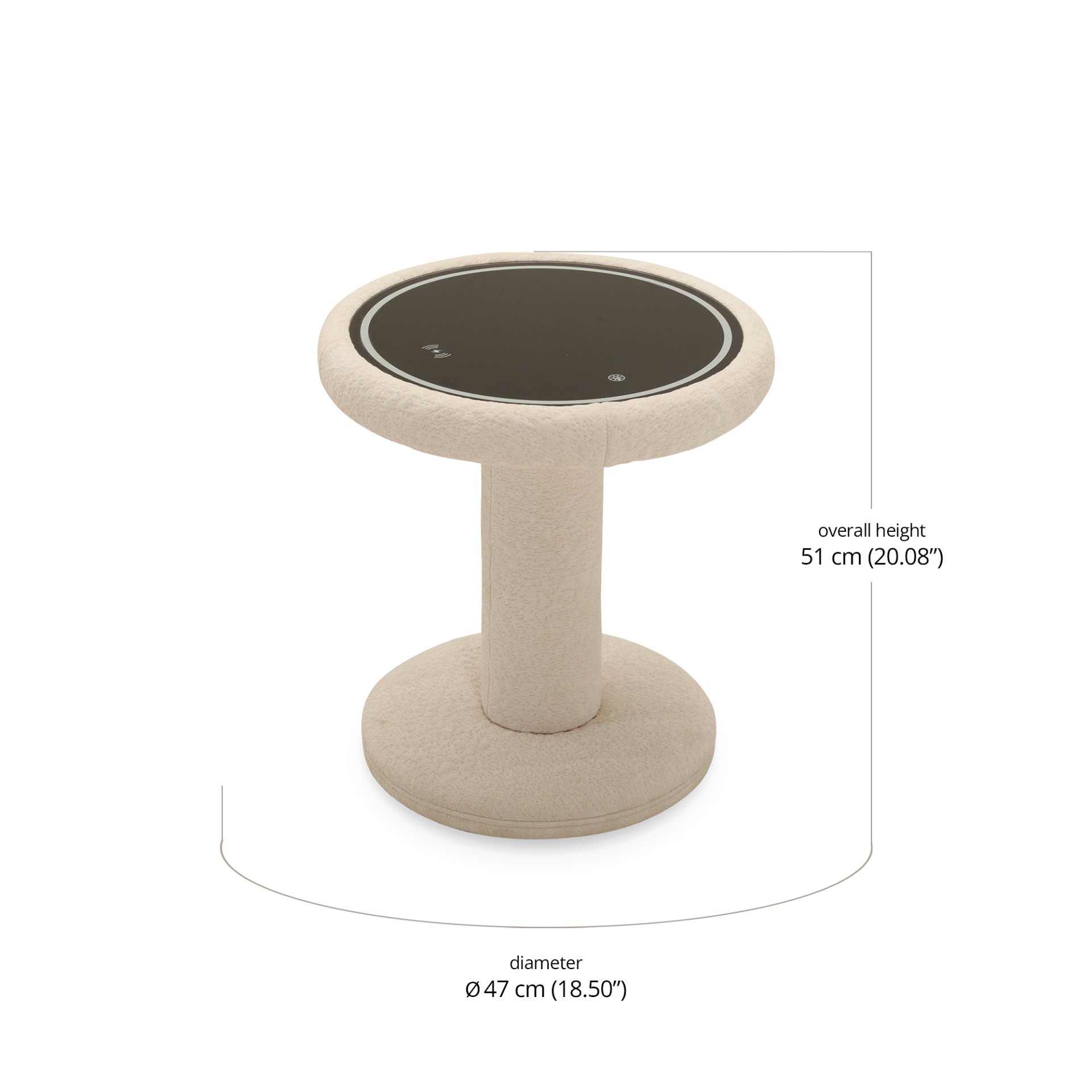 Koala Smart Side Table dimensions