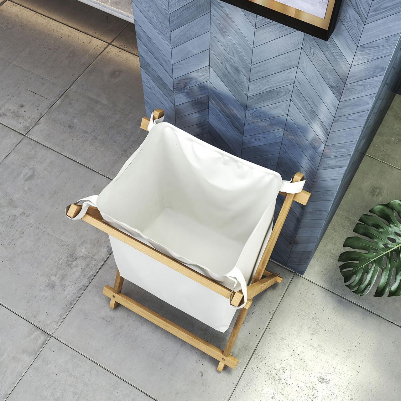 Laundry Basket, in a room