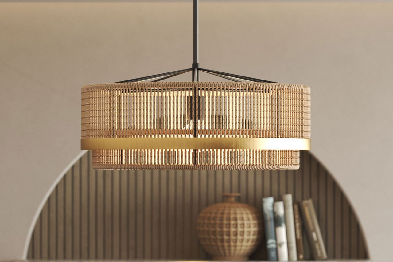 Lucy Hanging Lamp, in a room