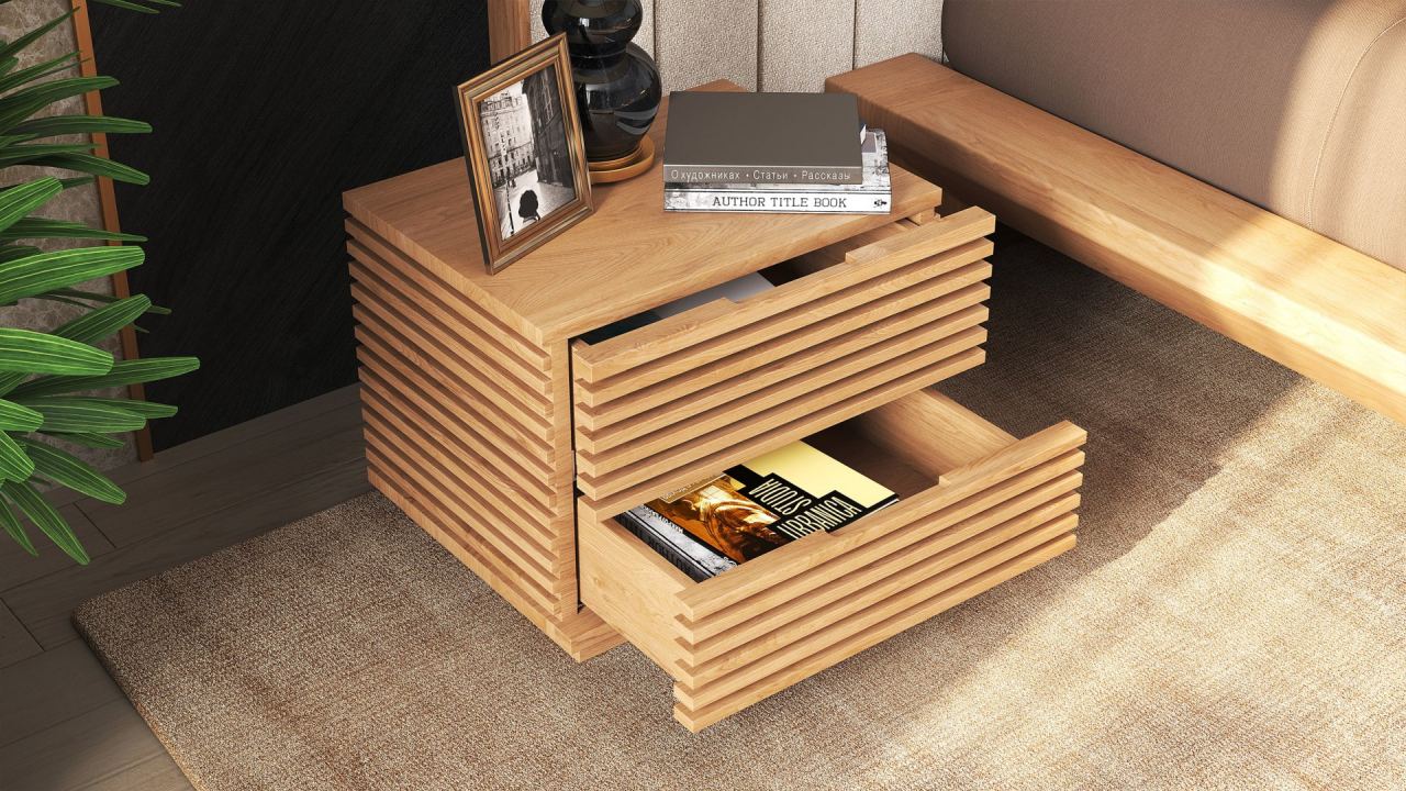 Levi Night Stand, in a room