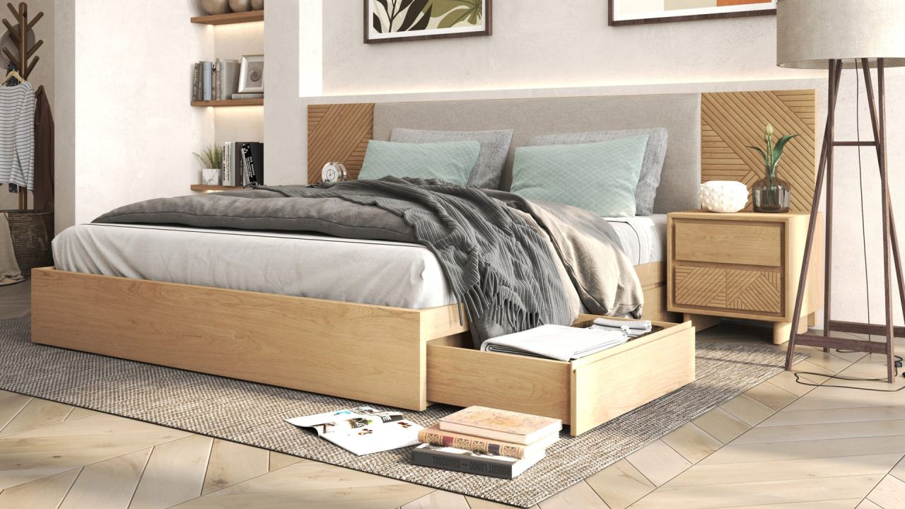 Lily Queen Long Headboard