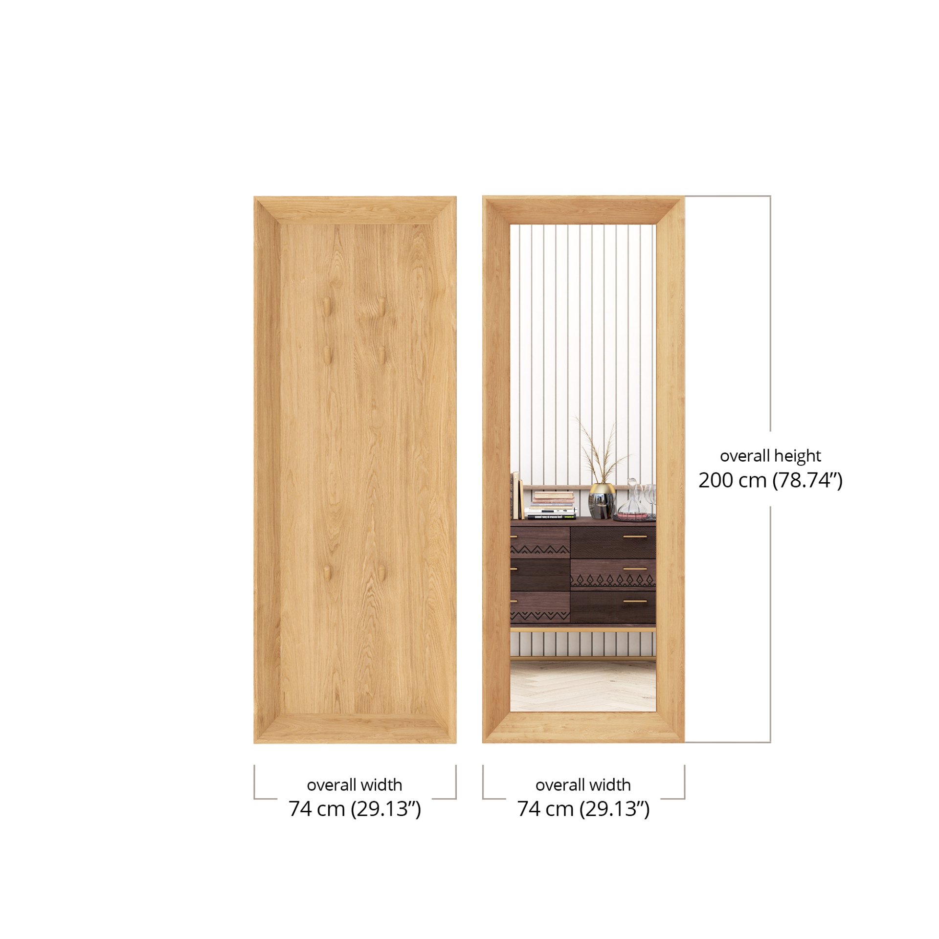 Linnea Hanger & Mirror dimensions