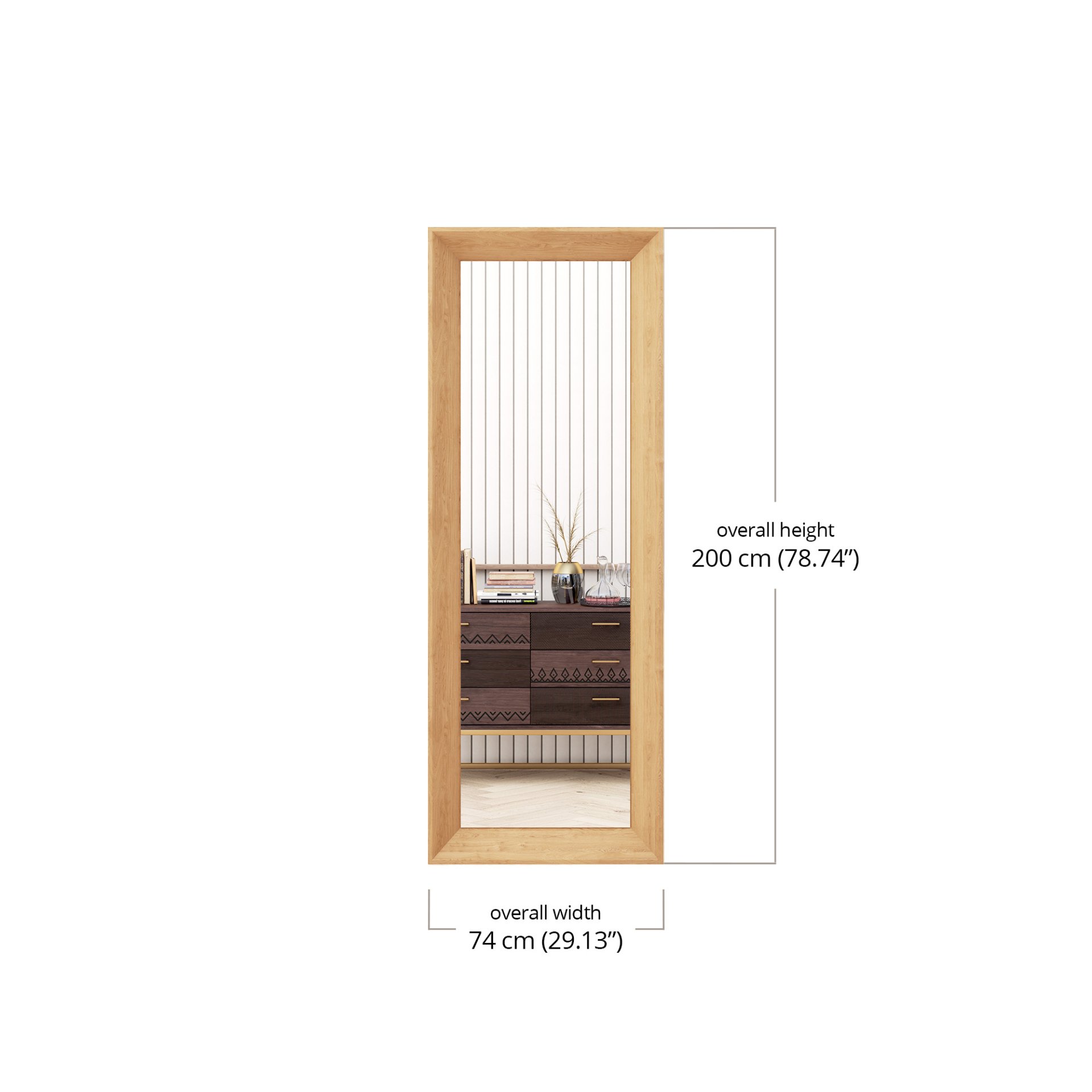 Linnea Mirror dimensions