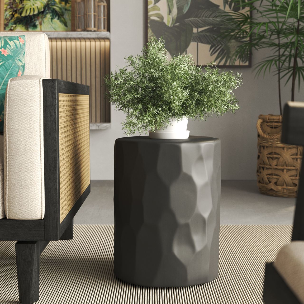 Log Accent Table