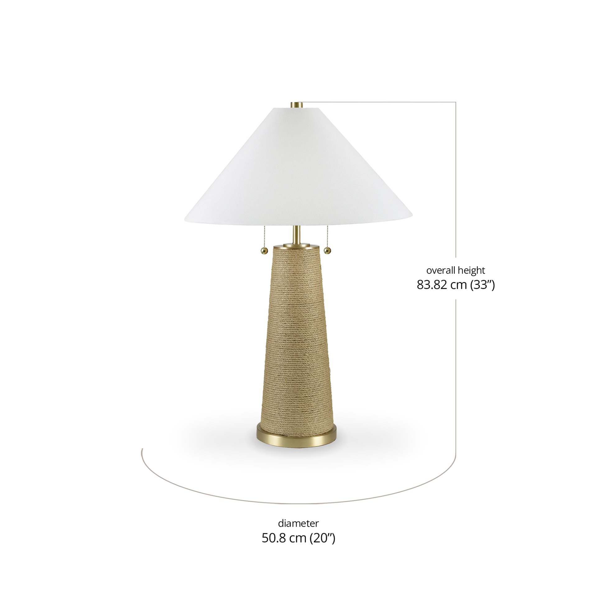 Lyora Table Lamp dimensions