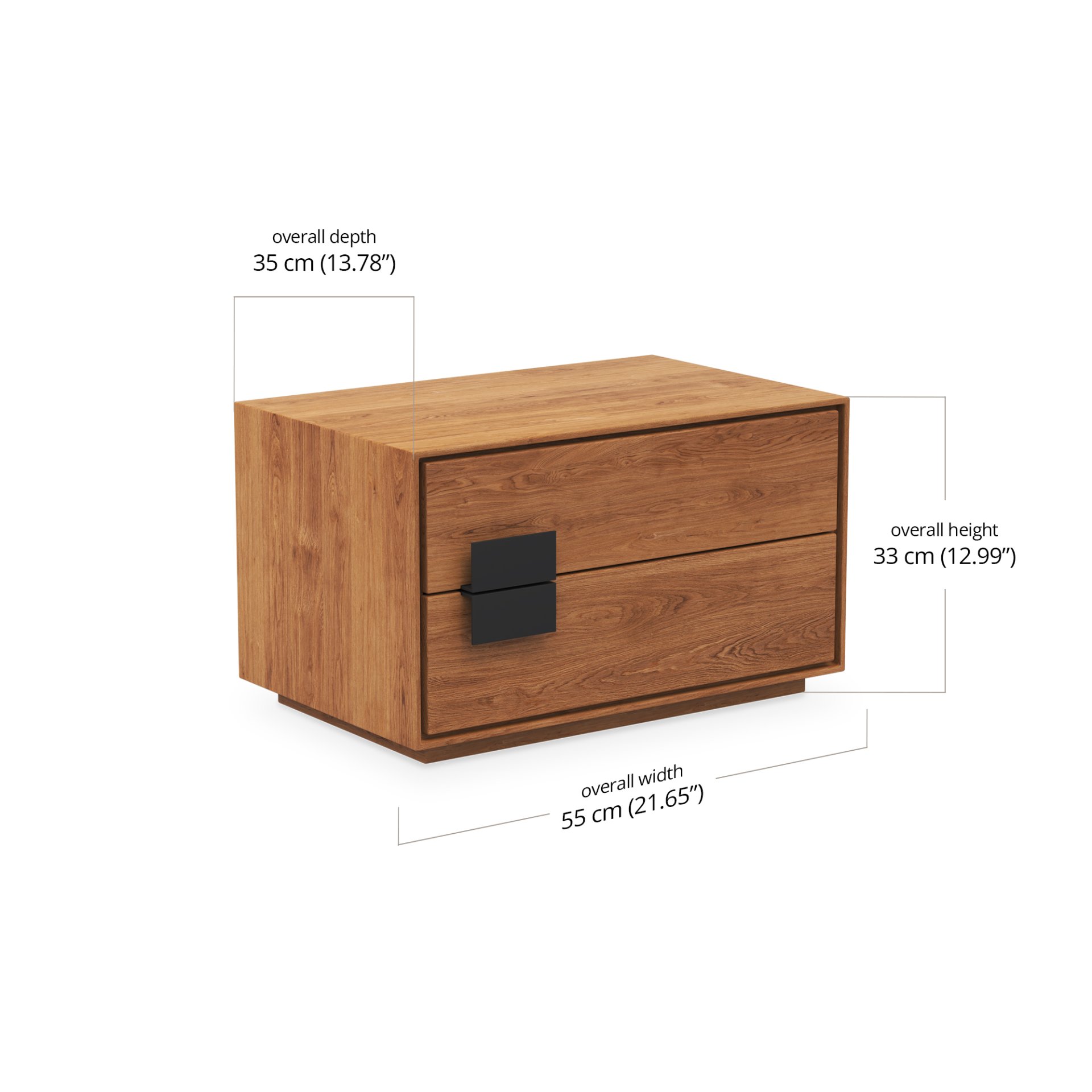 Lyra Nightstand dimensions