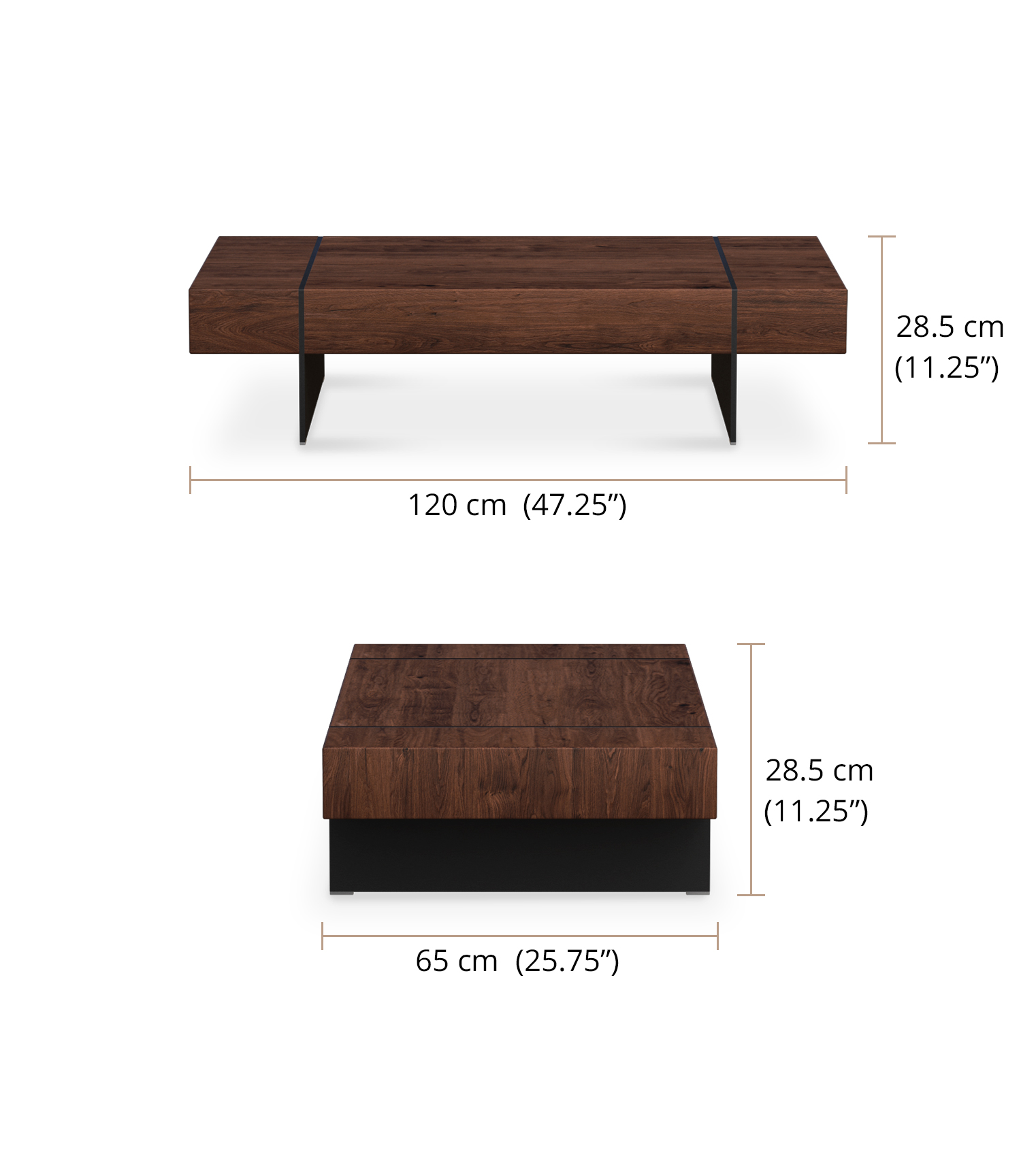 Maja Coffee Table dimensions