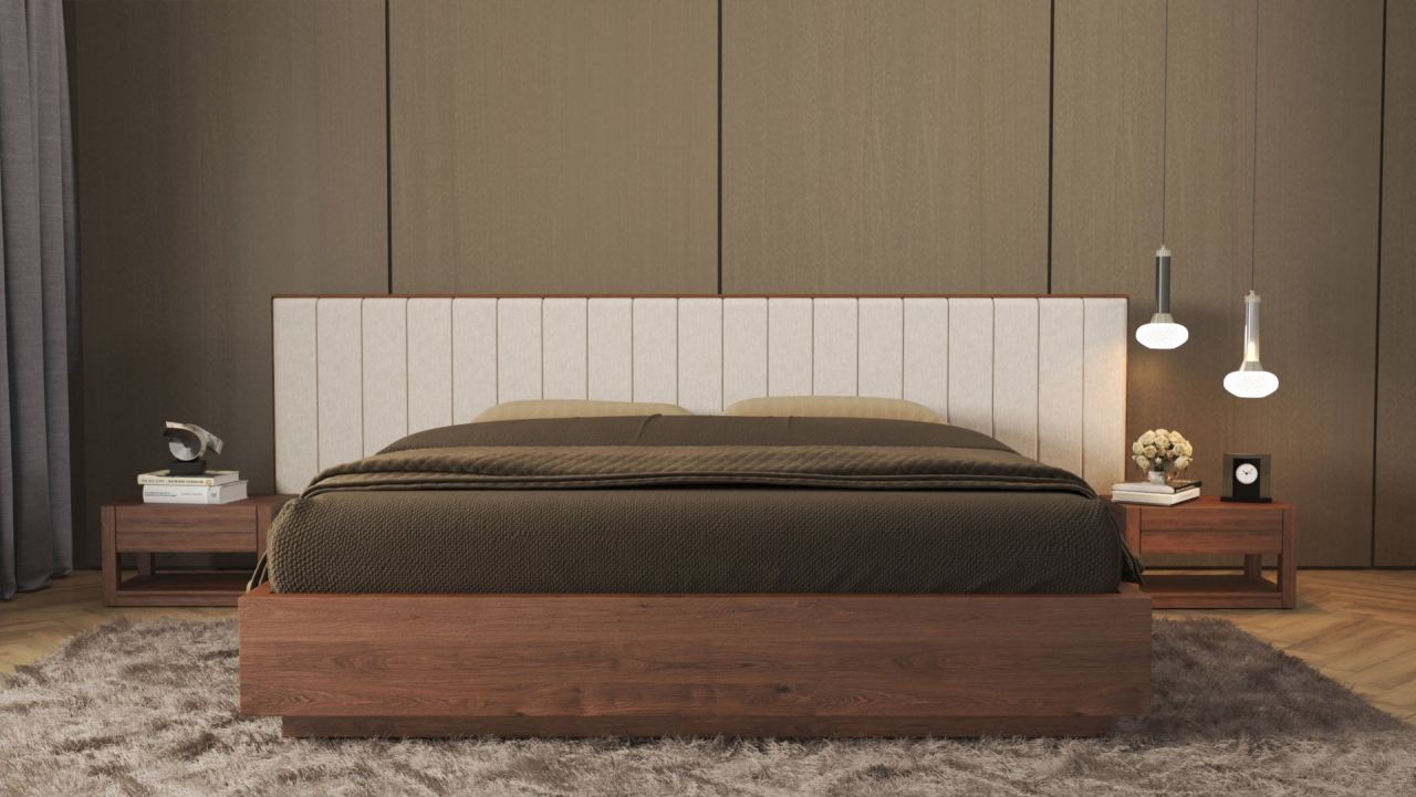 Maxim Wood - Bed Frame - Super King