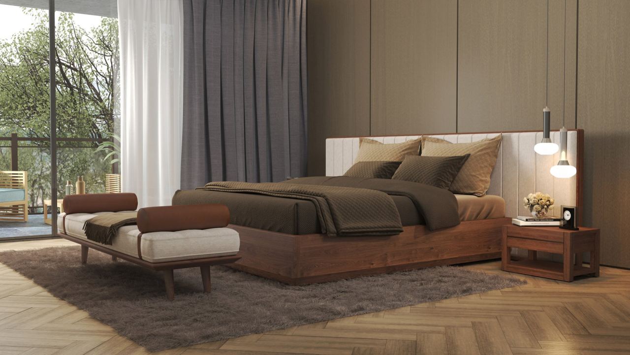 Maxim Wood - Bed Frame - Super King