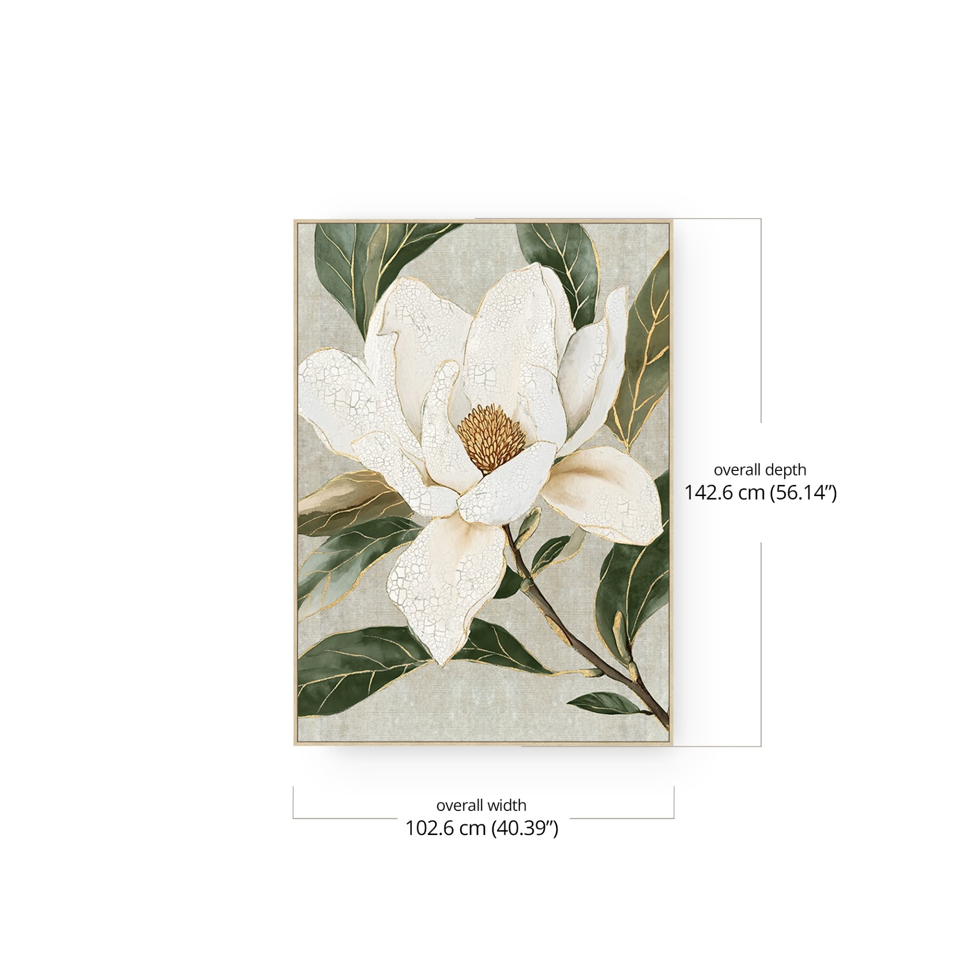 Magnolia Wall Art dimensions