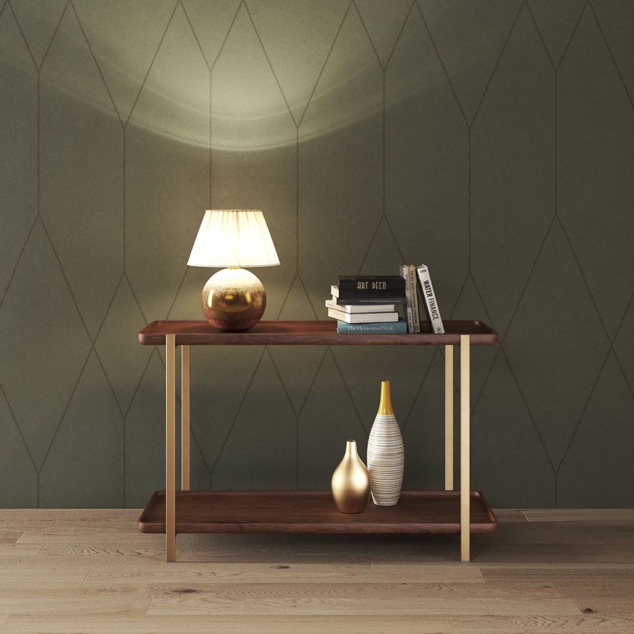 Mikayla Console in a furnished room