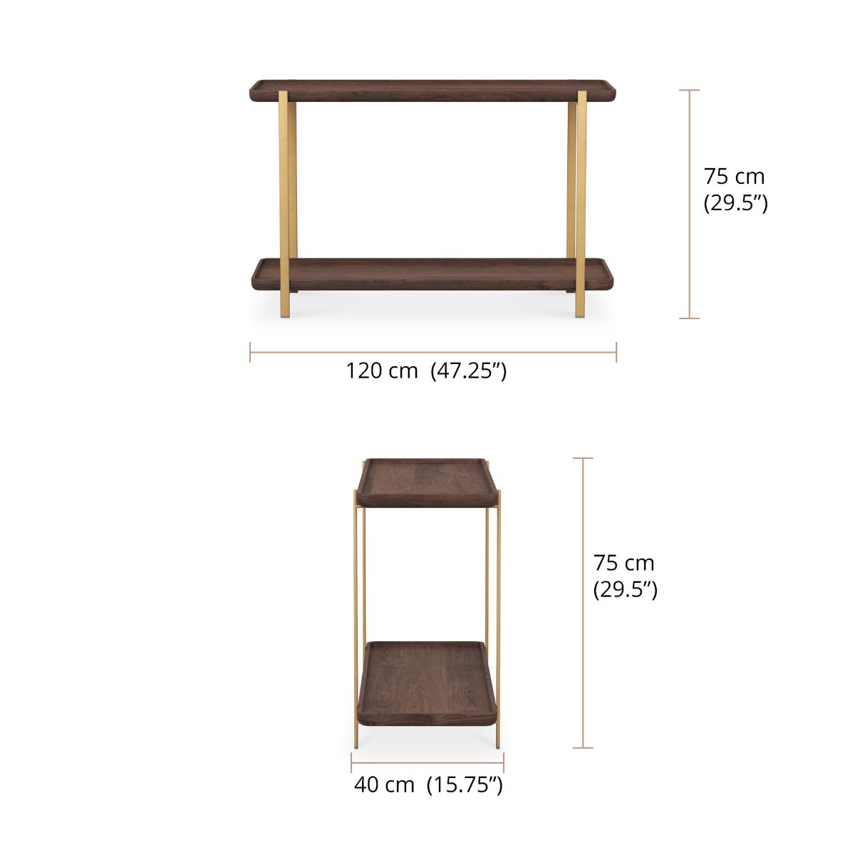 Mikayla Console dimensions