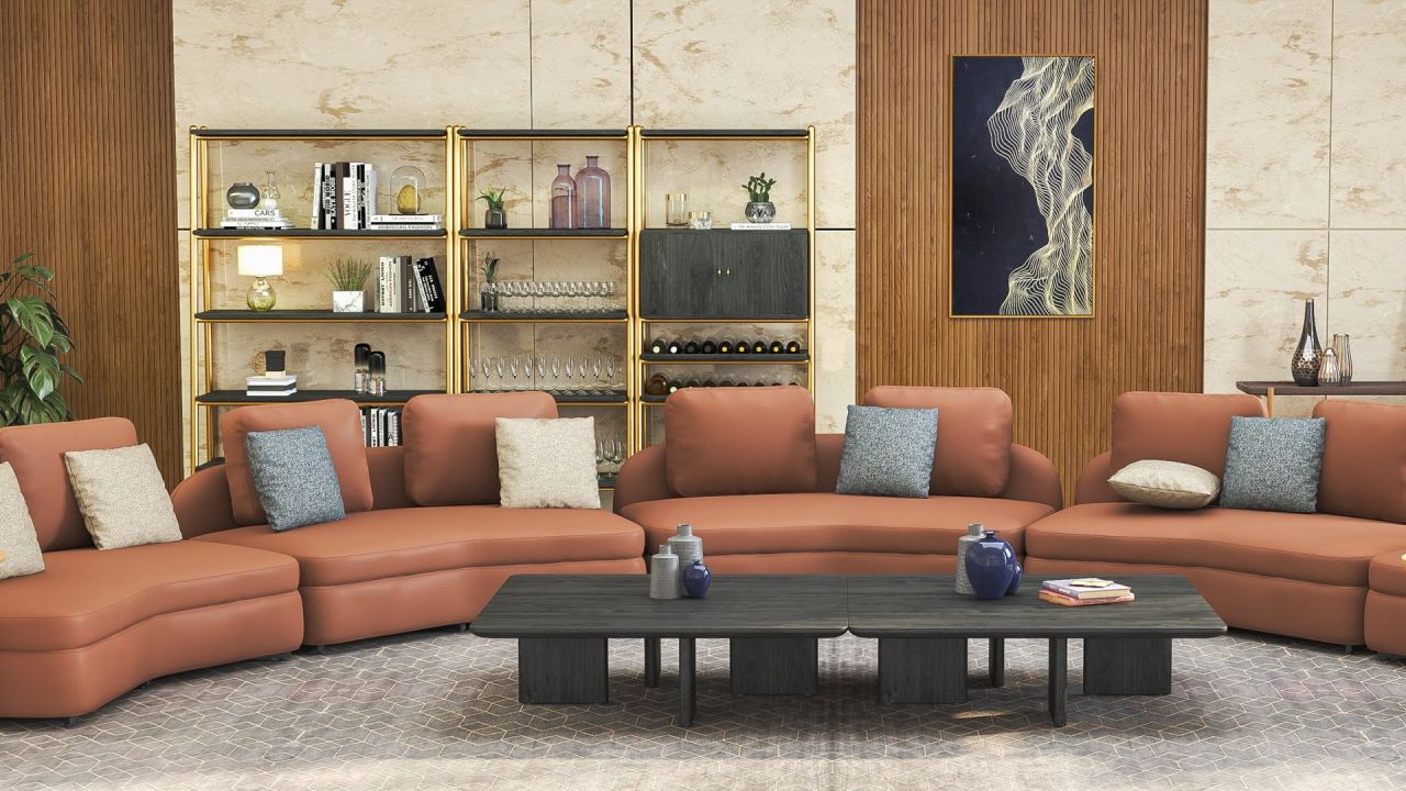 Moka Bookshelf, in a room