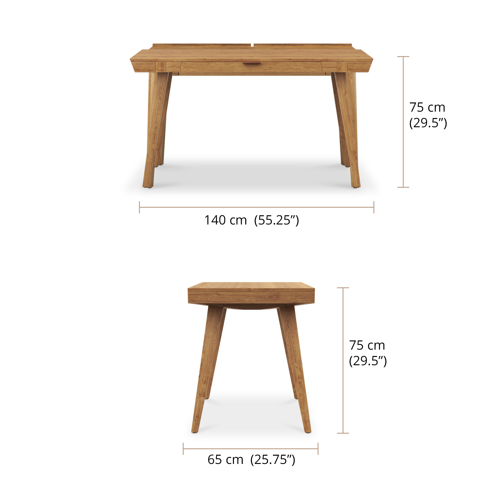 Merlie Desk dimensions