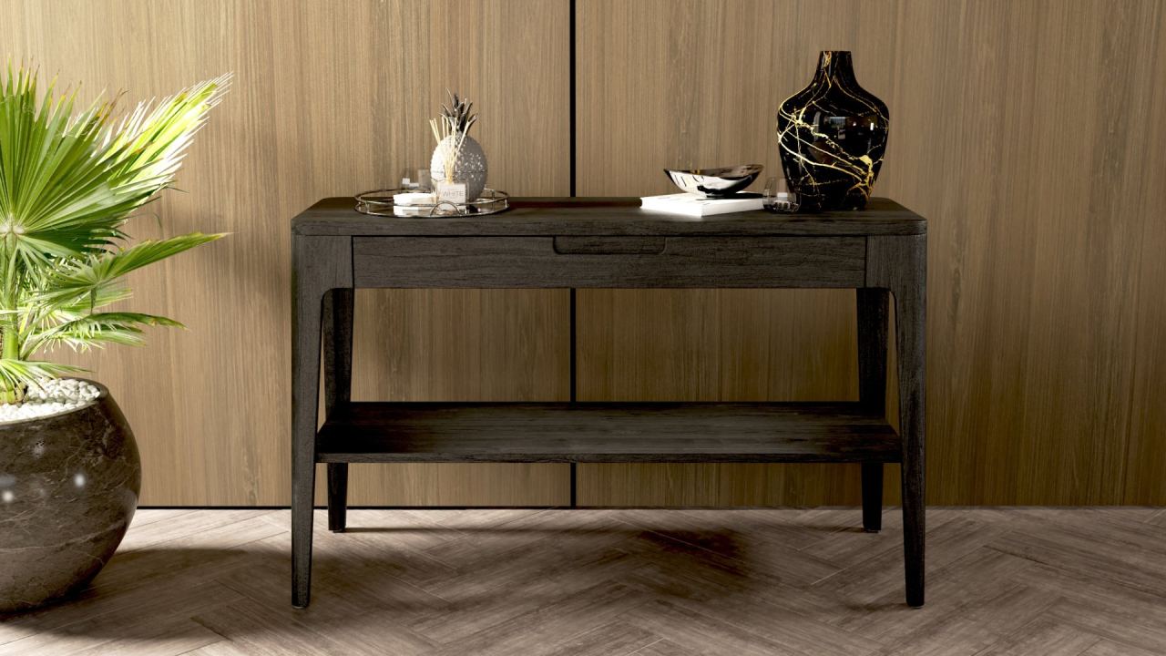 Marlena Console Table in a furnished room