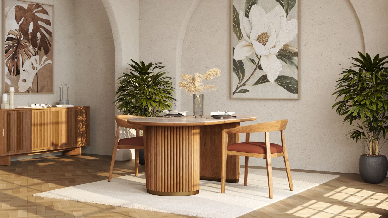 Morison Recta Dining Table 180 - Sintered Stone