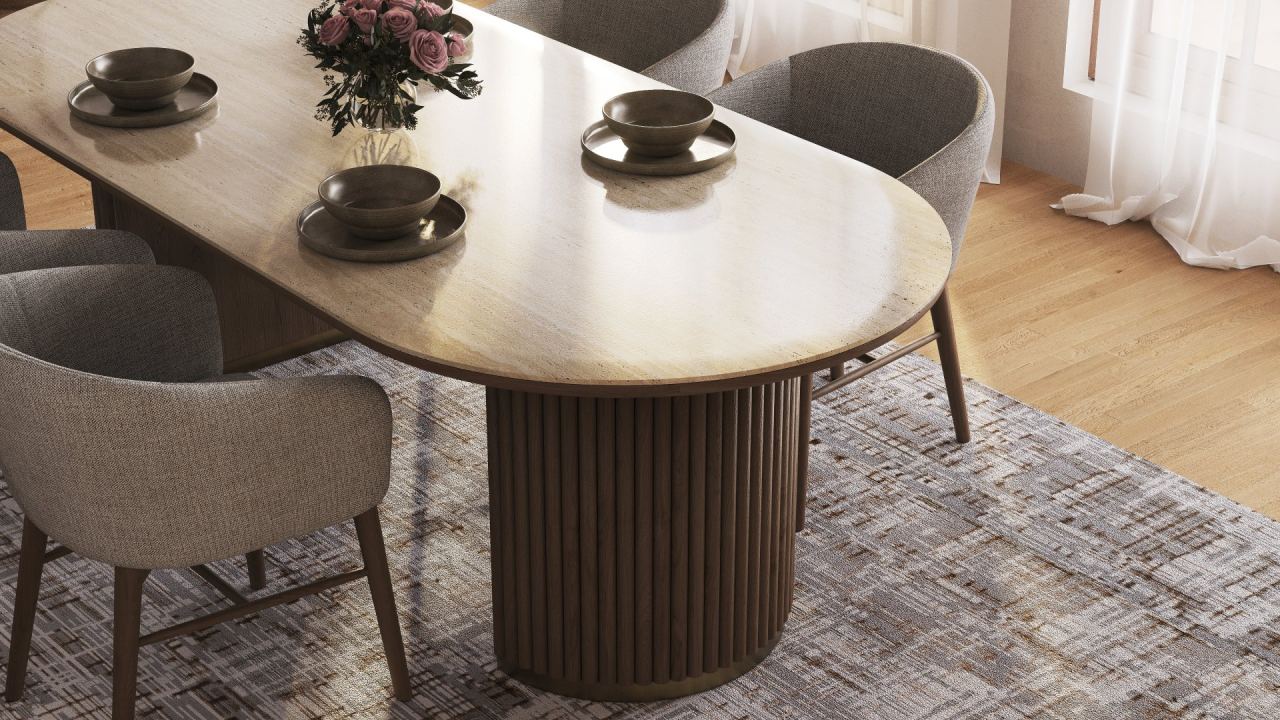 Morison Recta Dining Table 180 - Sintered Stone