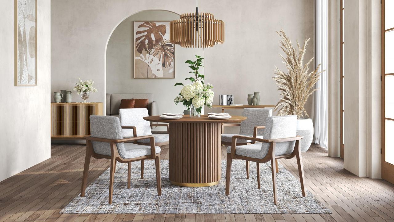 Morison Round Dining Table, in a room
