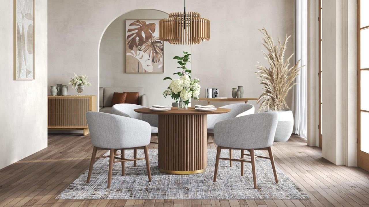 Morison Round Dining Table, in a room