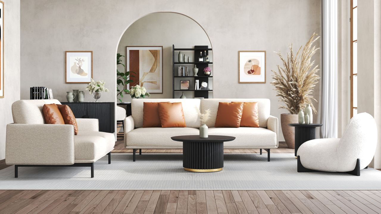 Morison Side Table, in a room