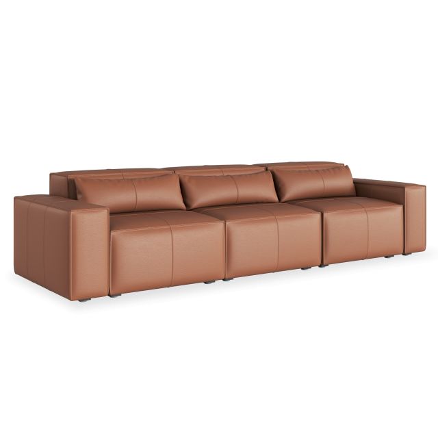 Martha 3 Seater Sofa -Leather
