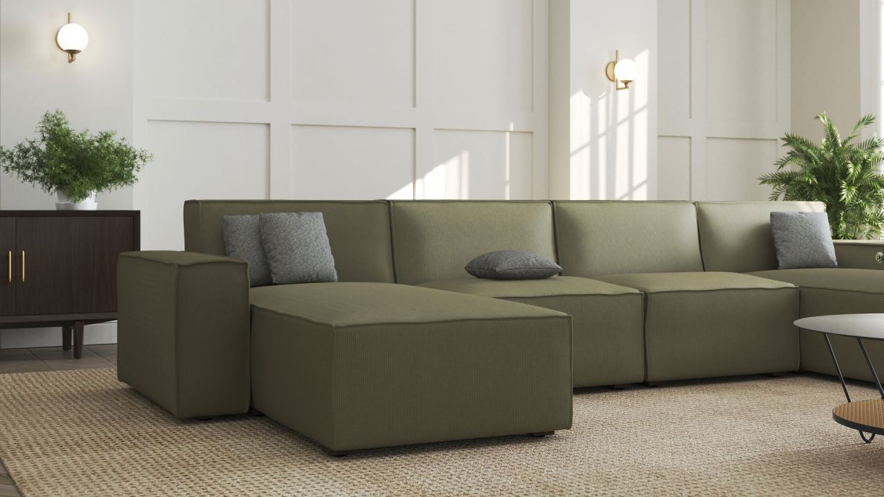 Martha Modular Chaise, in a room