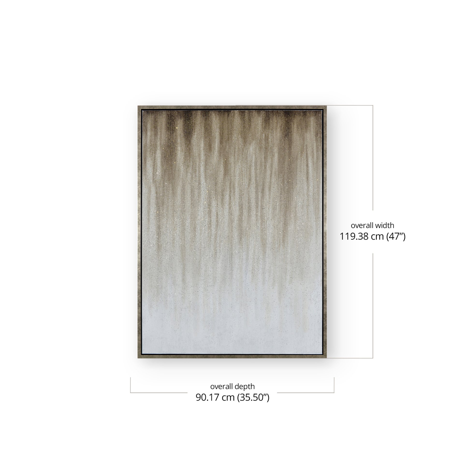 Meteor Shower Wall Art dimensions