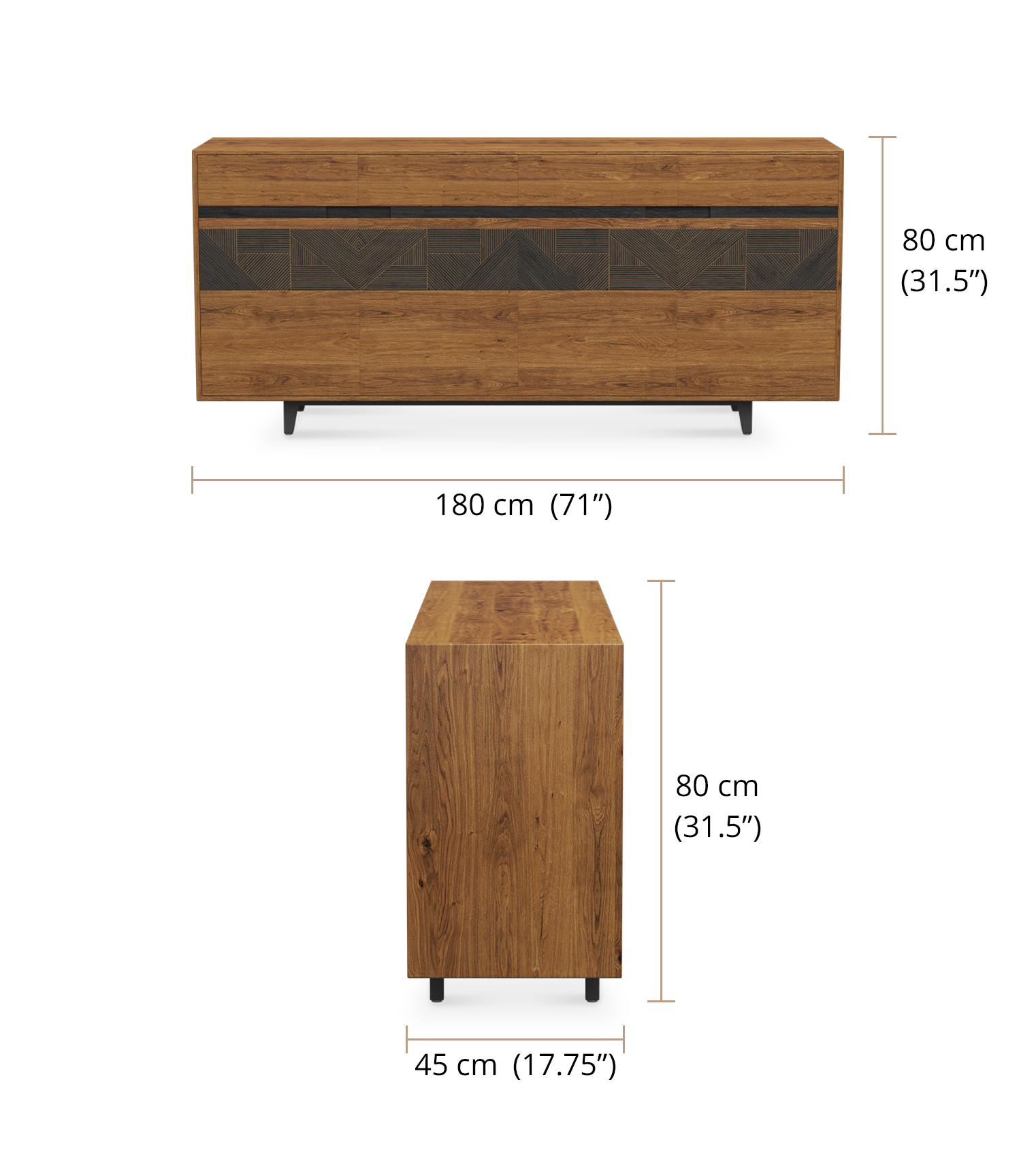 Nairi Sideboard dimensions
