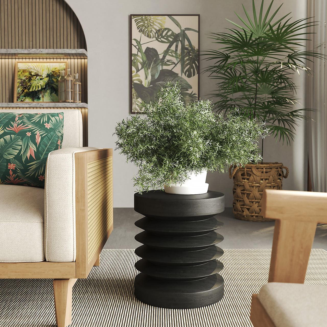 Nara Accent Table, in a room