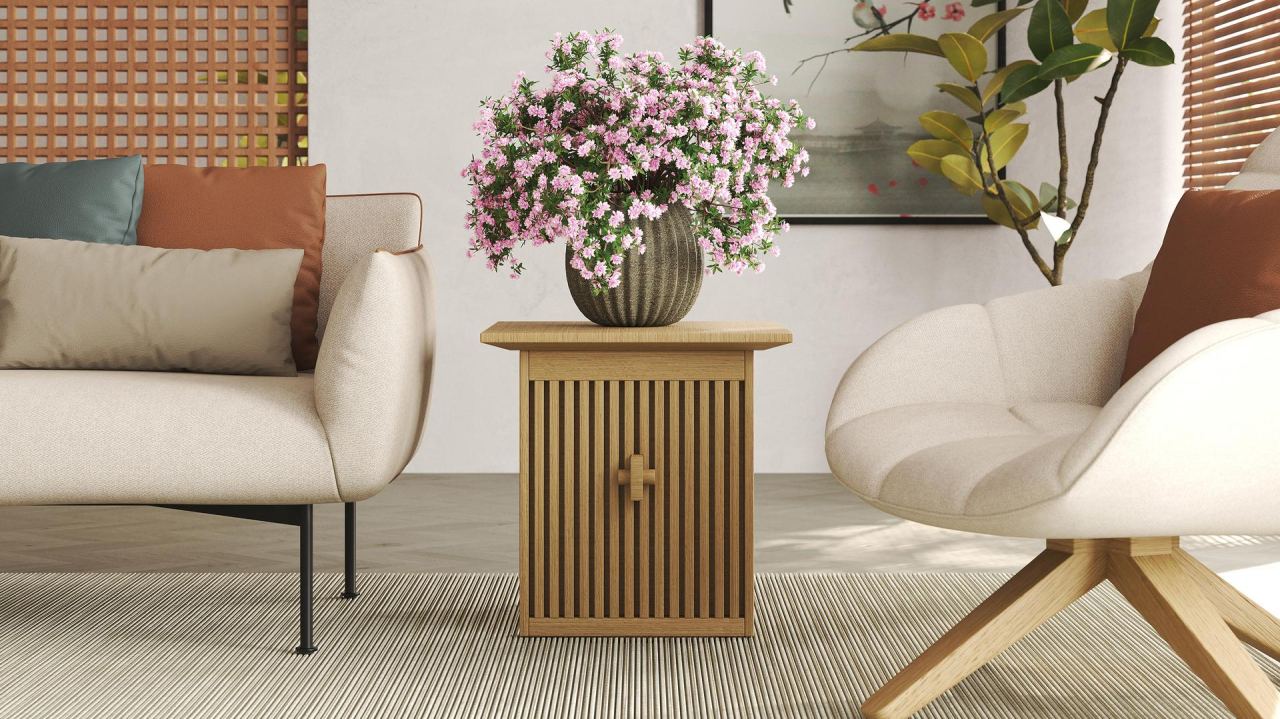 Nobu Side Table, in a room