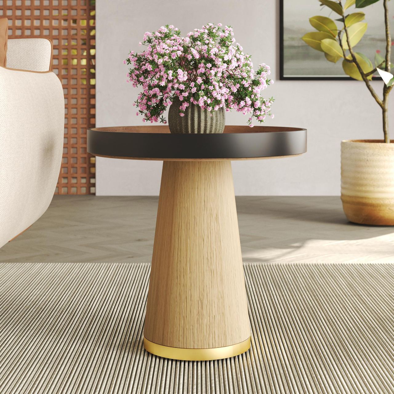 Noa Side Table, in a room