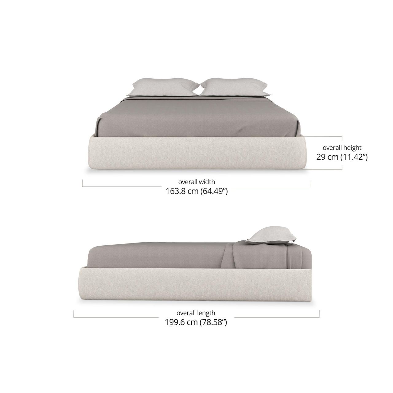 Nash Bed Base - Queen, in detail