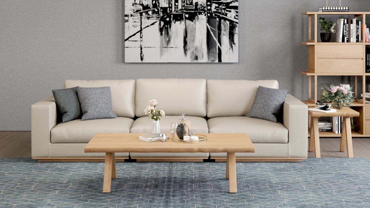 Oburr 3 Seater -Leather