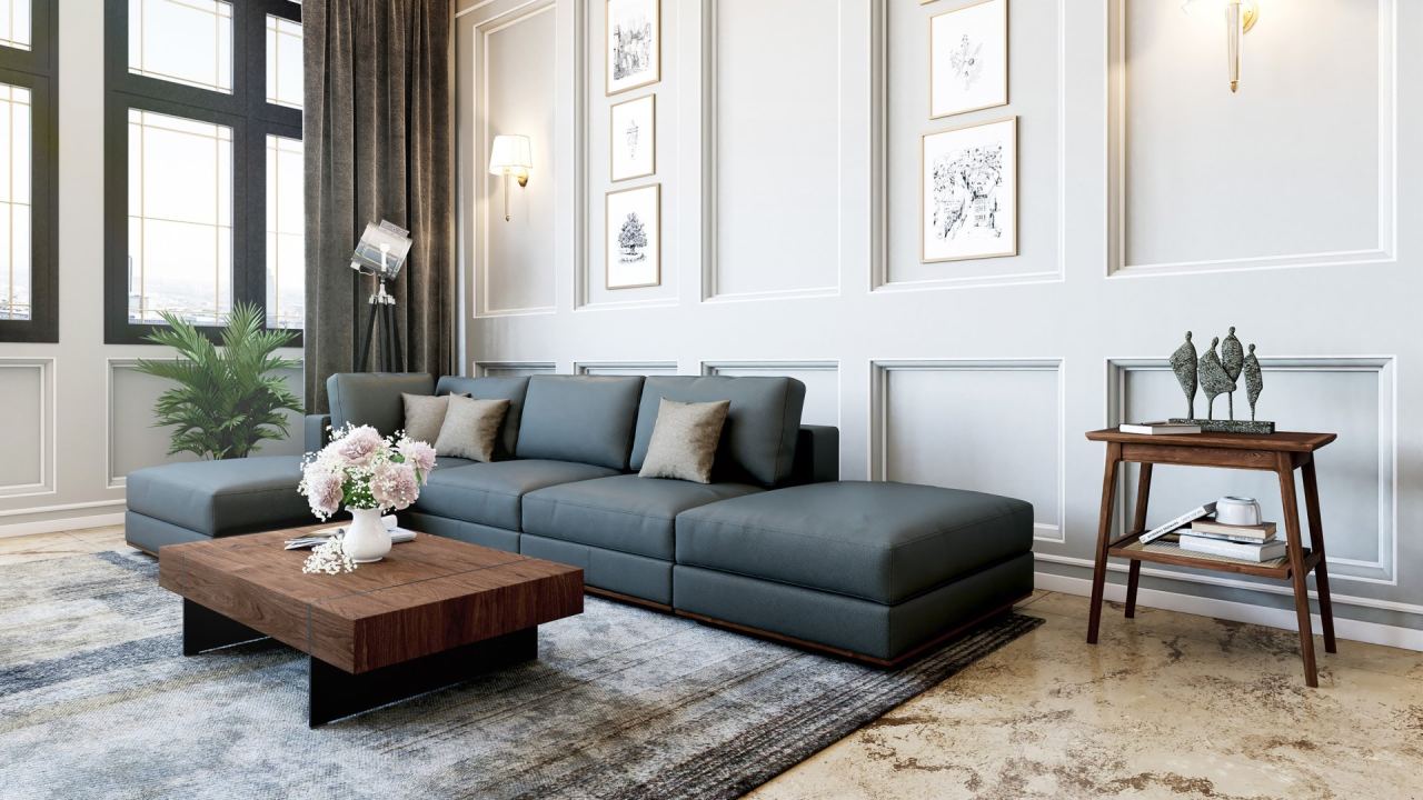 Oburr Ottoman Leather