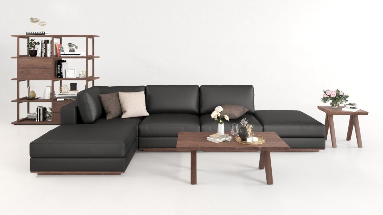 Oburr Ottoman Leather