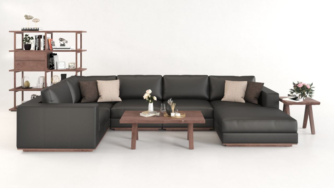 Oburr Ottoman Leather