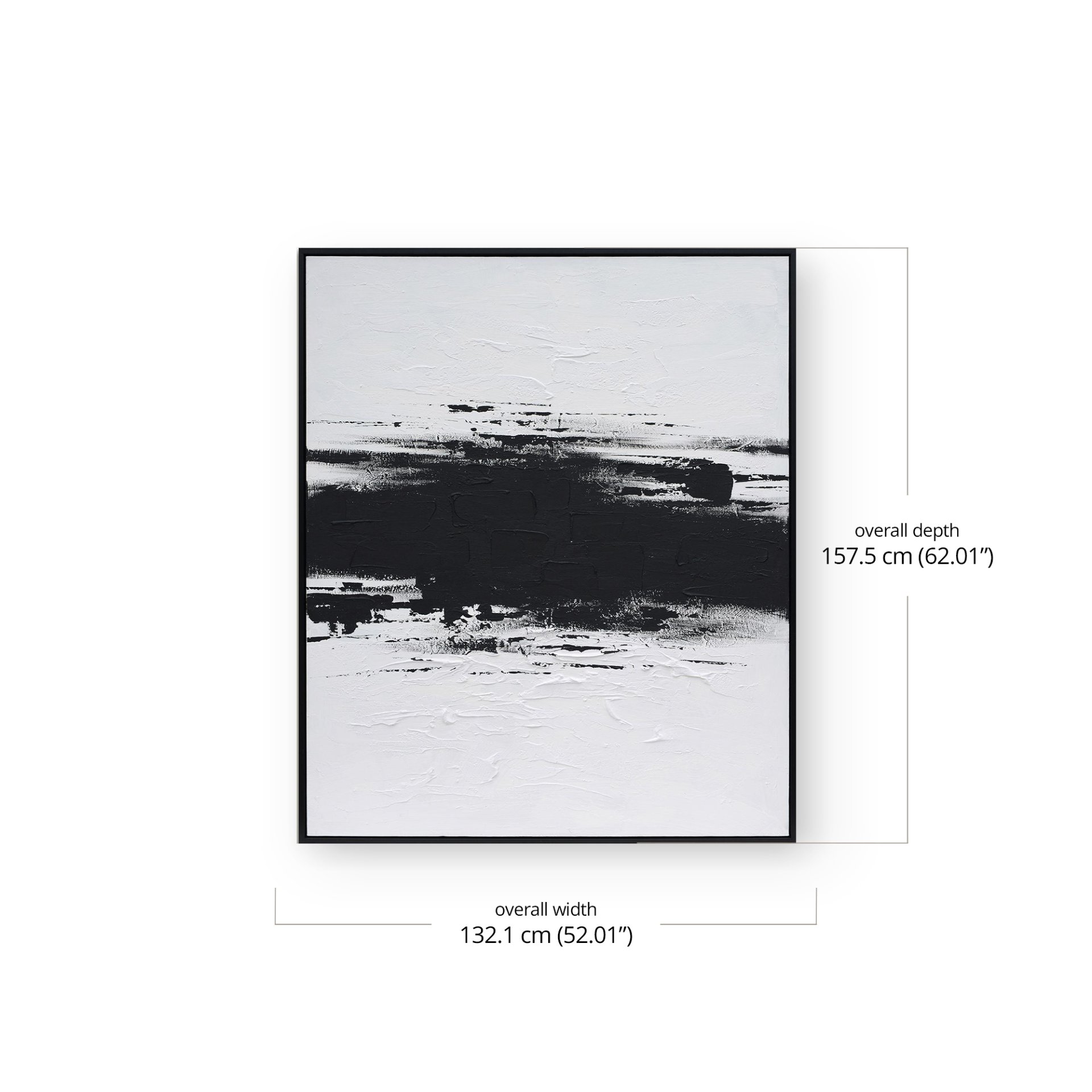 Obsidian Wall Art dimensions
