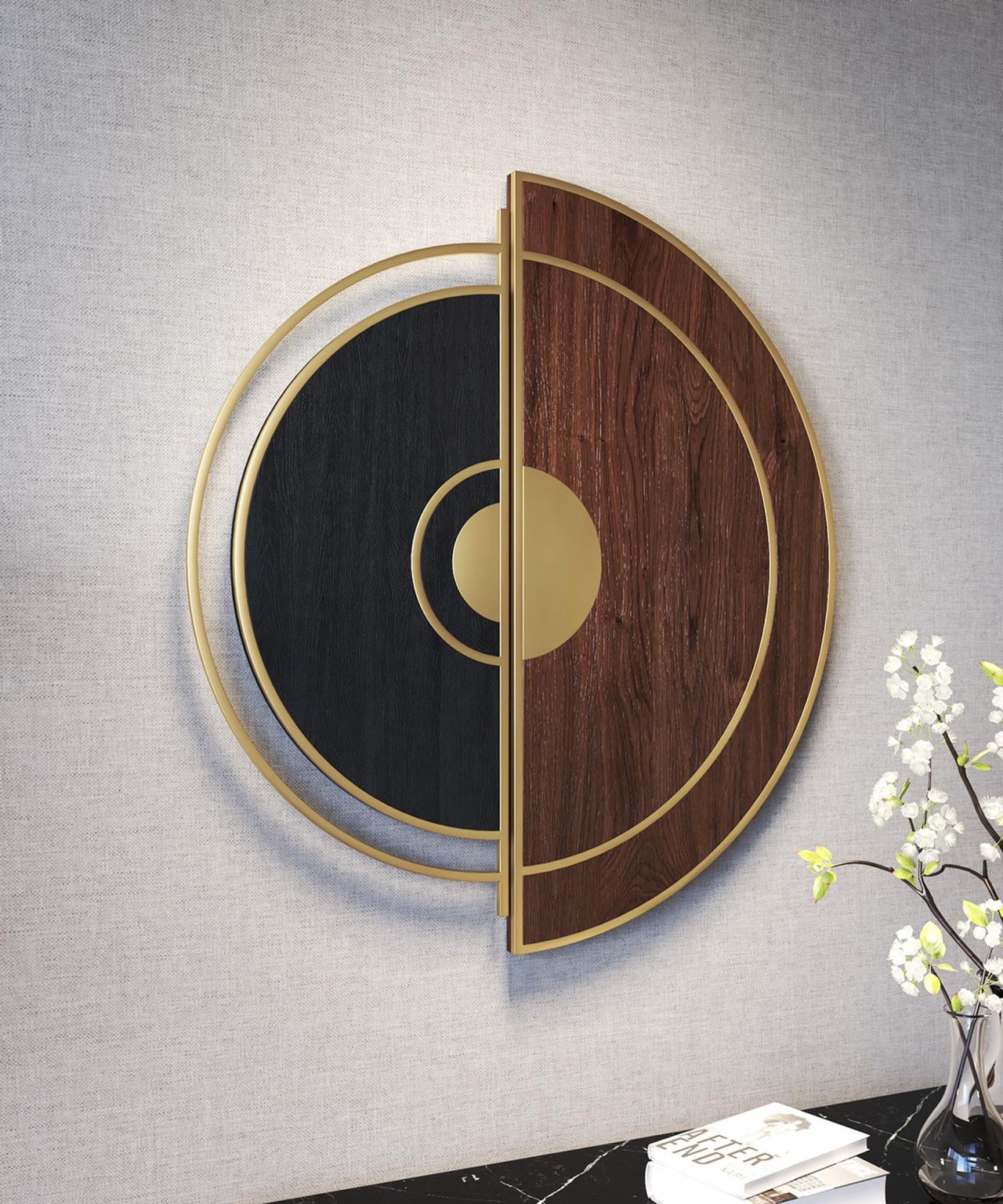 Orbis Wall Decor, in a room