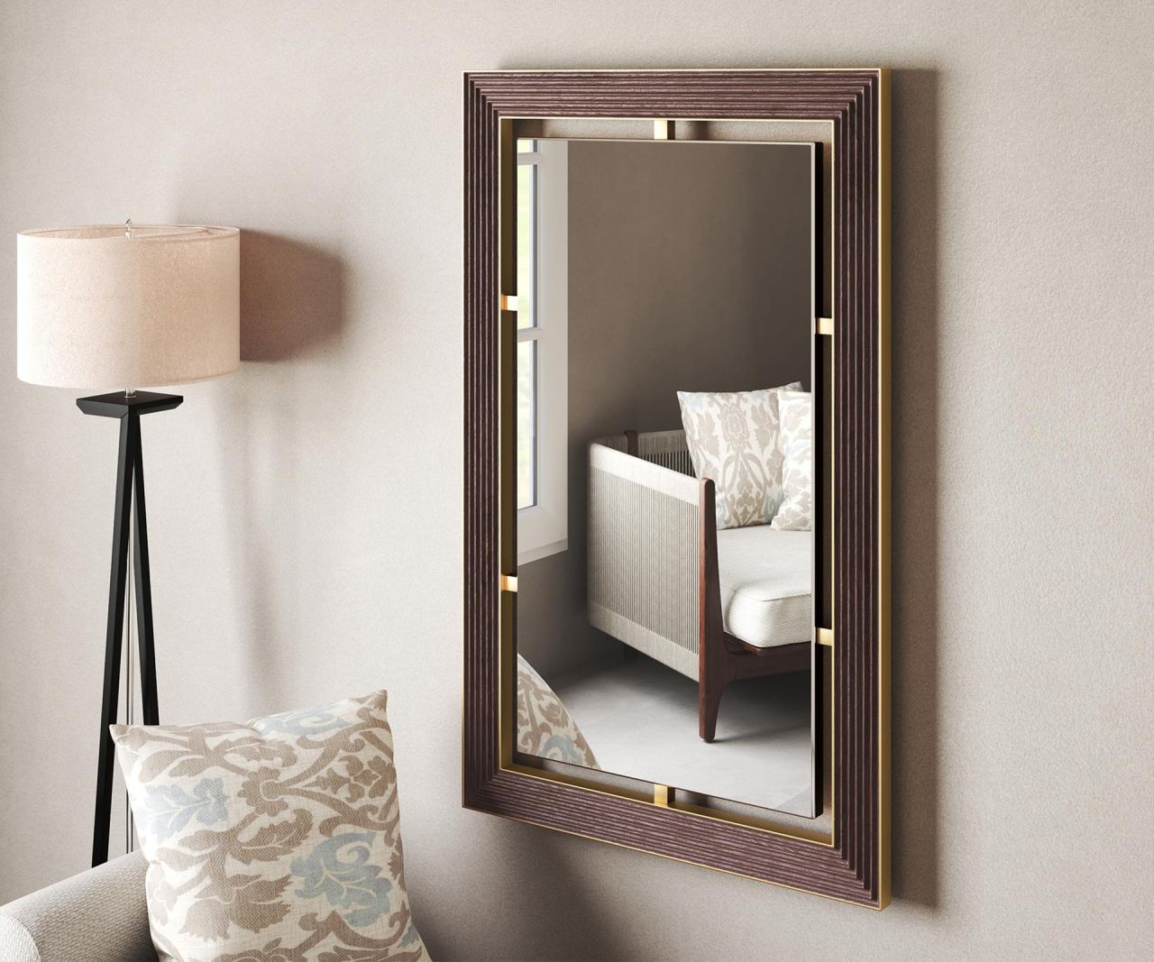 Ornate Mirror, in a room