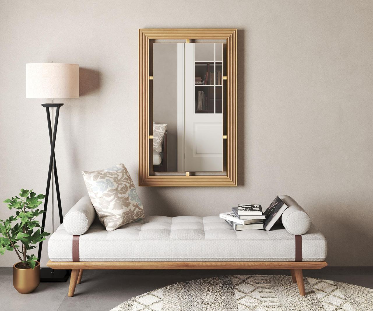 Ornate Mirror, in a room